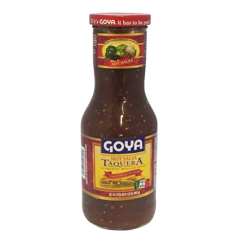 Goya Salsa Taquera Classic Mexican Taco Salsa, Hot (17.6 oz) from Smart