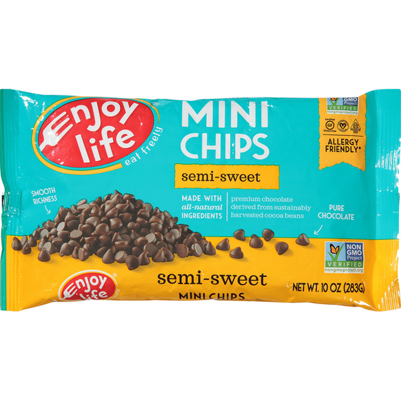 Enjoy Life Gluten Free, Allergy Friendly Semi-Sweet Mini Chocolate ...