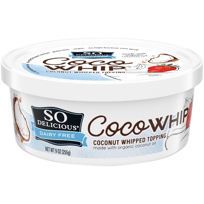 So Delicious Dairy Free CocoWhip Coconut Whipped Topping (9 oz) - Instacart