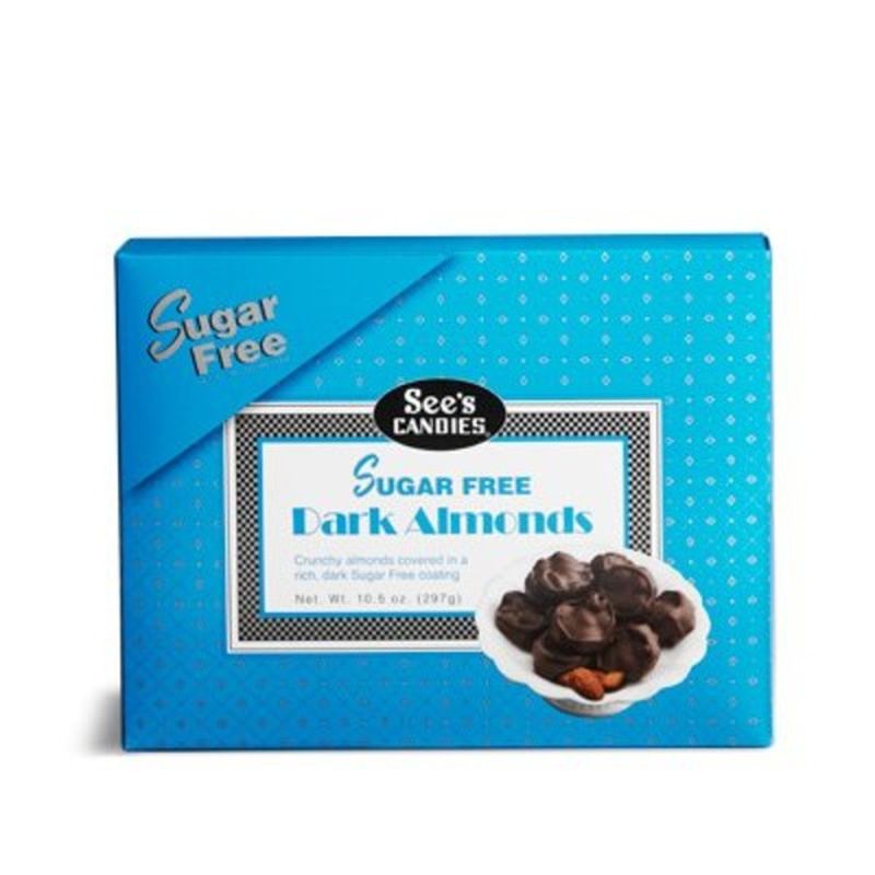 See S Candies Sugar Free Dark Almonds 10 5 Oz Instacart