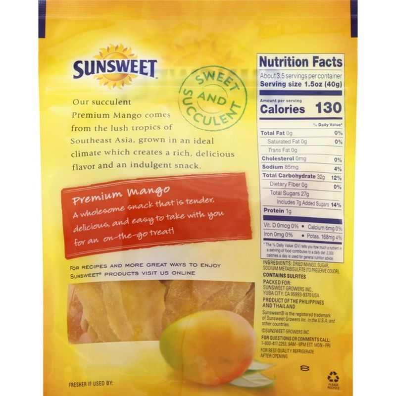 Sunsweet Dried Mango, Premium, Pacific Tropicals (5 oz) from Safeway