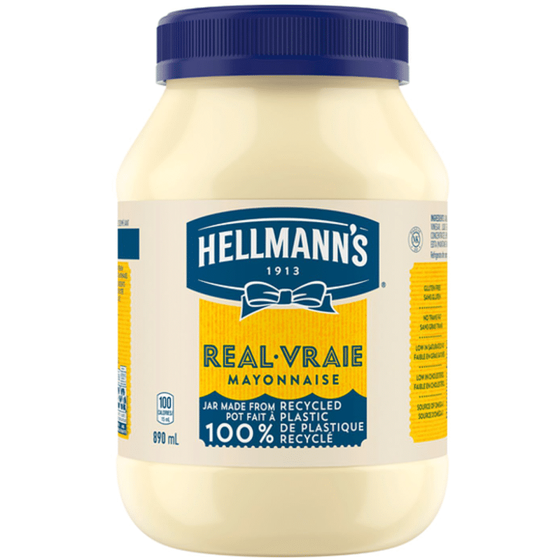 Hellmann's Real Mayonnaise (890 ml) Instacart