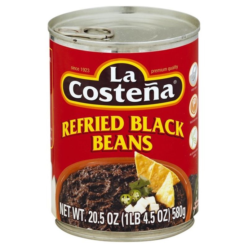 La Costeña Black Beans, Refried (20.5 oz) from FoodsCo Instacart