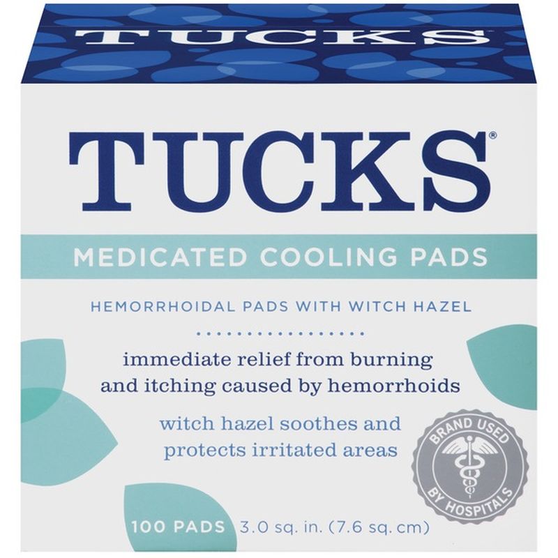 Tucks Cooling Pads, Medicated (100 each) from CVS Pharmacy® Instacart