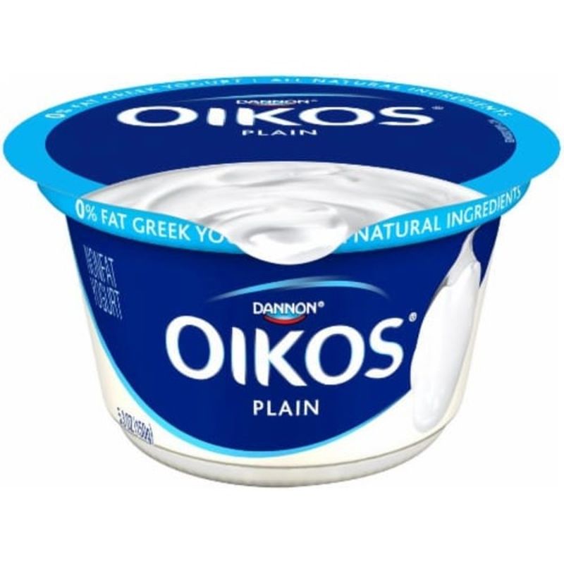 Oikos Greek Plain Delicious Fabulously Fat Free Yogurt (5.3 oz) from