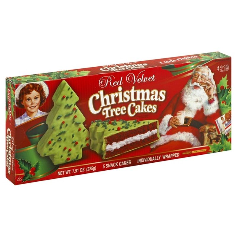 Little debbie big christmas tree cakes calories