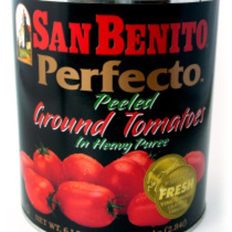 San Benito Perfecto #10 Can Ground Peeled Tomatoes (each) - Instacart