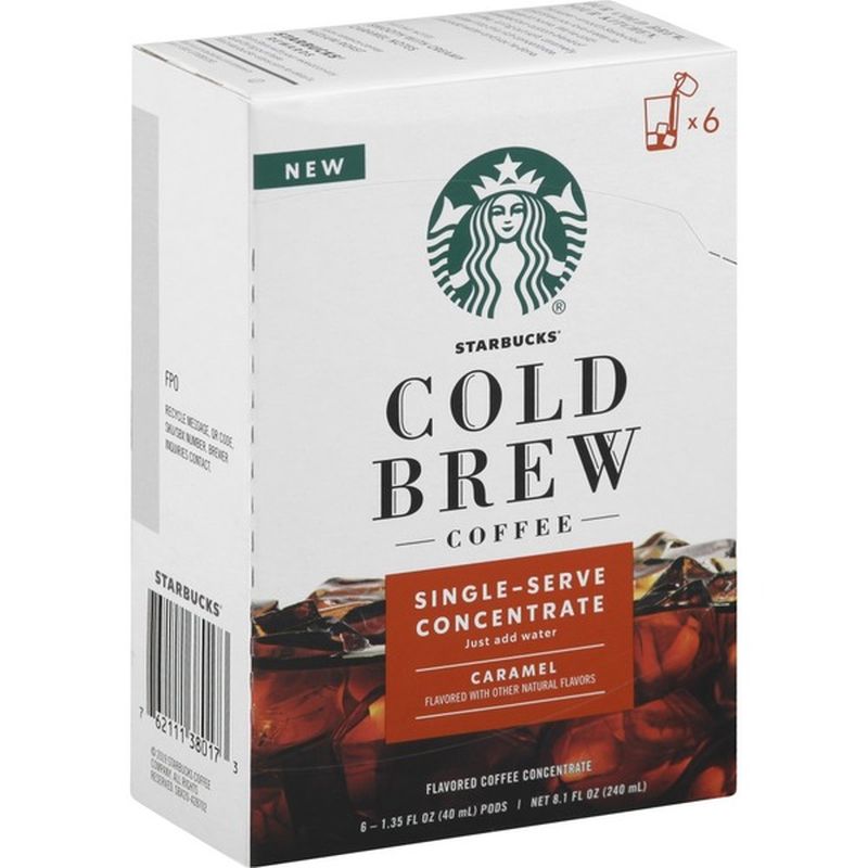 Starbucks Cold Brew Caramel Dolce Single-Serve Medium ...