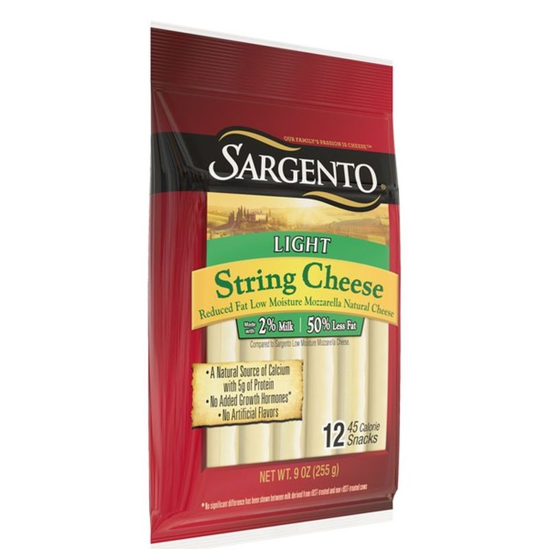 Sargento Reduced Fat Low Moisture Part-Skim Mozzarella Natural Cheese ...