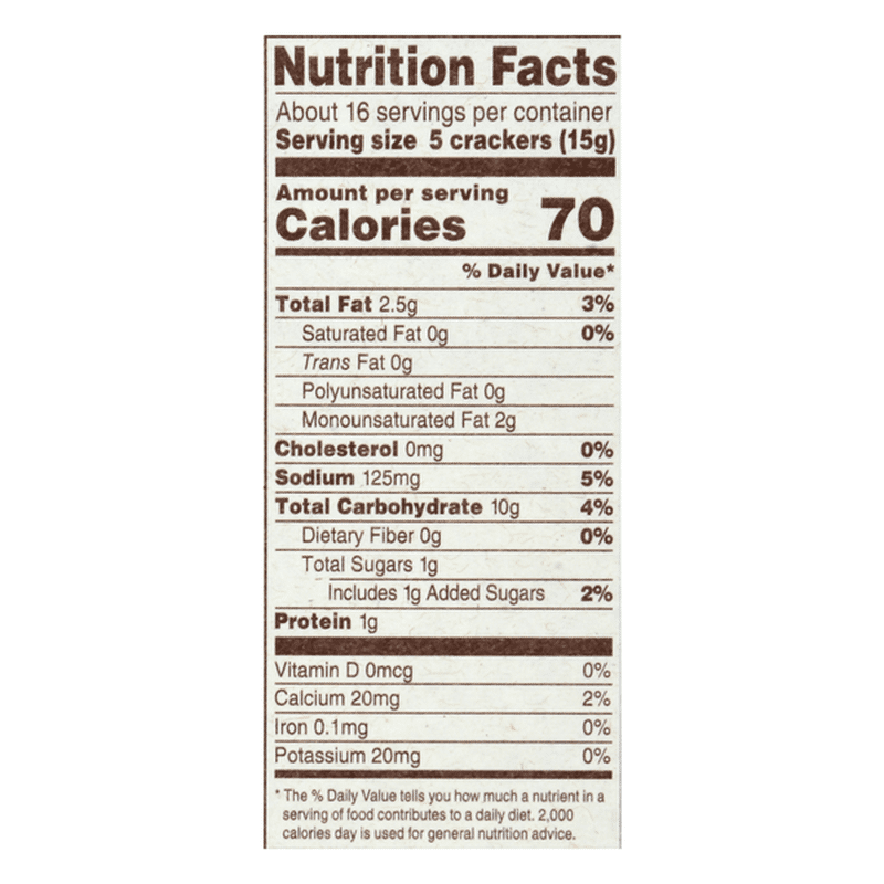 Back To Nature Crackers Classic Round 8 5 Oz Instacart