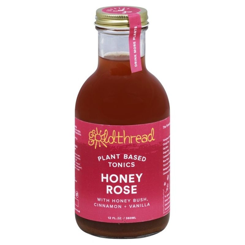 Goldthread Tonic, Plant Based, Honey Rose (12 12 fl