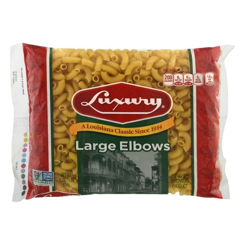 Luxury Pasta, Large Elbows (16 oz) - Instacart