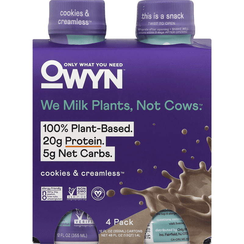owyn protein shake cookies and cream