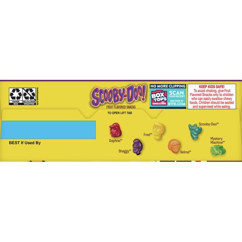 Betty Crocker Scooby Doo Snacks Fruit Snacks Value (0.8 oz) Instacart