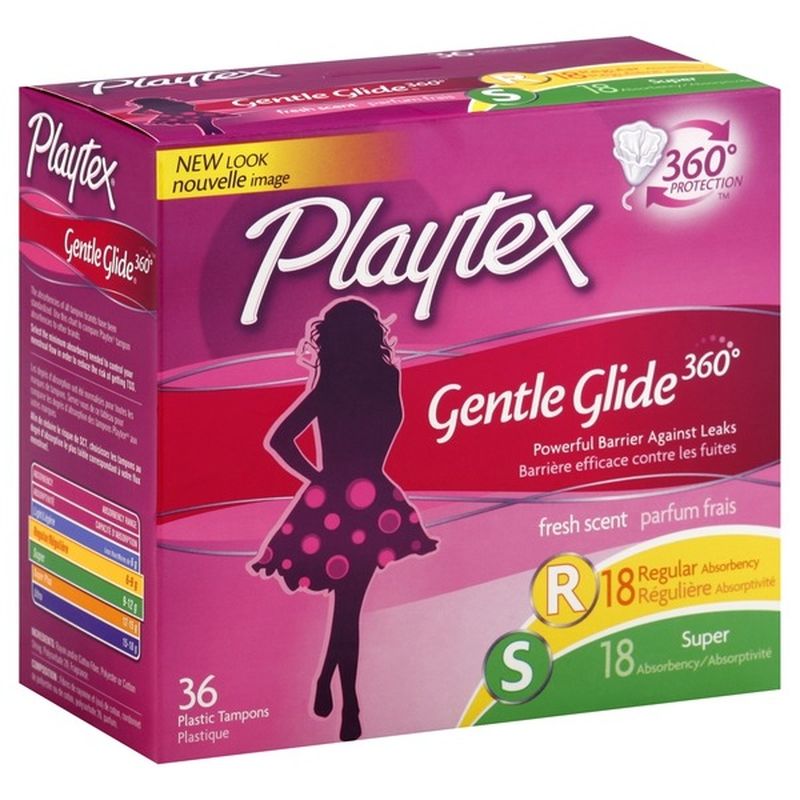 Playtex Playtex Simply Gentle Glide Tampons, Scented, MultiPack, 36ct