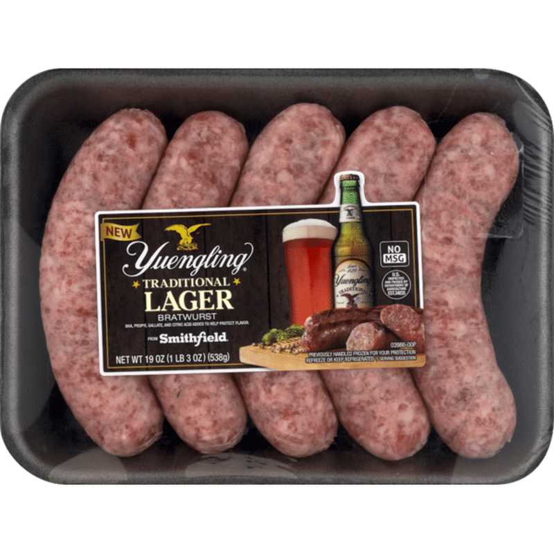 Smithfield Bratwurst, Lager, Traditional (19 oz) from