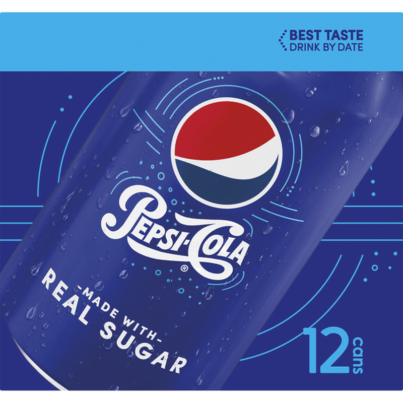 Pepsi Cola Real Sugar (12 Fl Oz) - Instacart