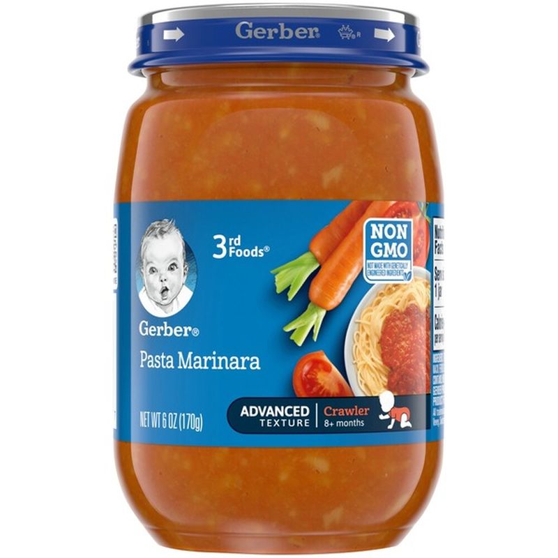 Gerber Pasta Marinara Baby Food (6 oz) - Instacart