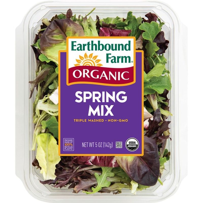 Earthbound Farm Organic Spring Mix (5 oz container) - Instacart