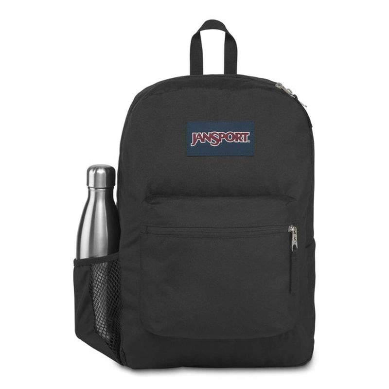 Instacart Women Men Water Resistant Black Canvas School Backpack Laptop Backpack 