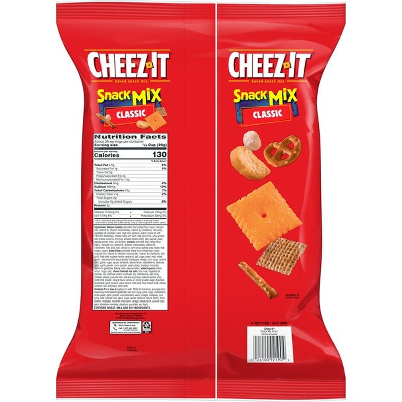 CheezIt Baked Snack Mix Classic (40 oz) Instacart