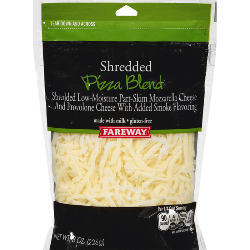 Fareway Cheese, Pizza Blend, Shredded (8 oz) Instacart