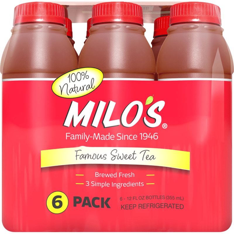 MILO Sweet Tea, Famous, 6 Pack (12 fl oz) Instacart
