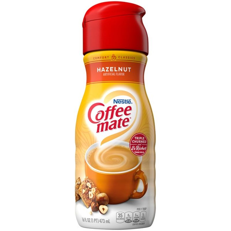 Coffee mate Hazelnut Liquid Coffee Creamer (16 oz) - Instacart