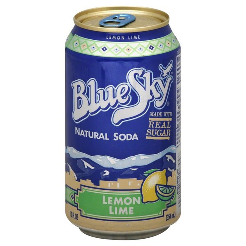 Blue Sky Natural Lemon Lime Soda (12 fl oz) - Instacart