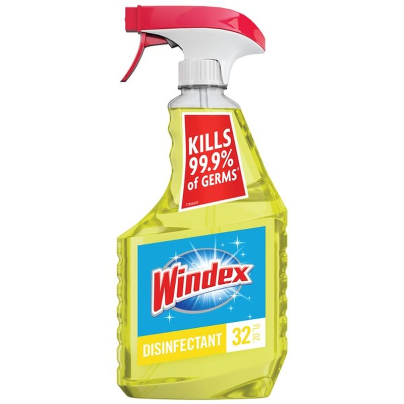 Windex Disinfectant Cleaner, Multisurface, Citrus Fresh Scent, Economy