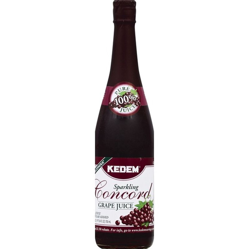 Kedem Sparkling Grape Juice Concord (25.4 oz) Instacart