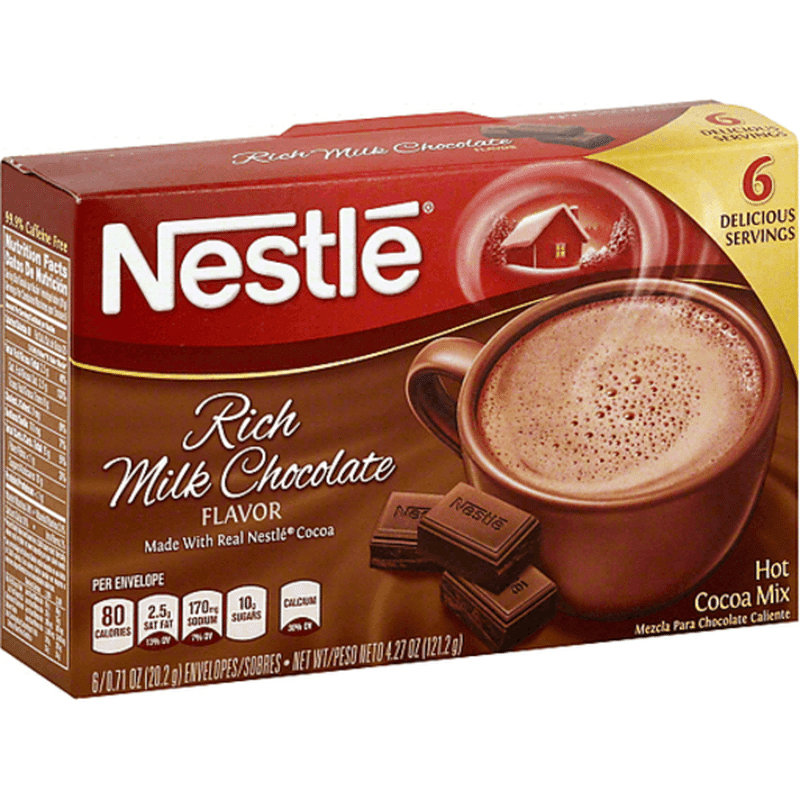 Nestle Hot Cocoa NESTLE Rich Milk Chocolate Mix (6 ct) from Festival ...