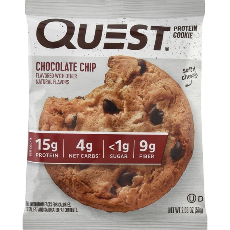 Quest Chocolate Chip Protein Cookie (2.08 oz) from CVS Pharmacy ...