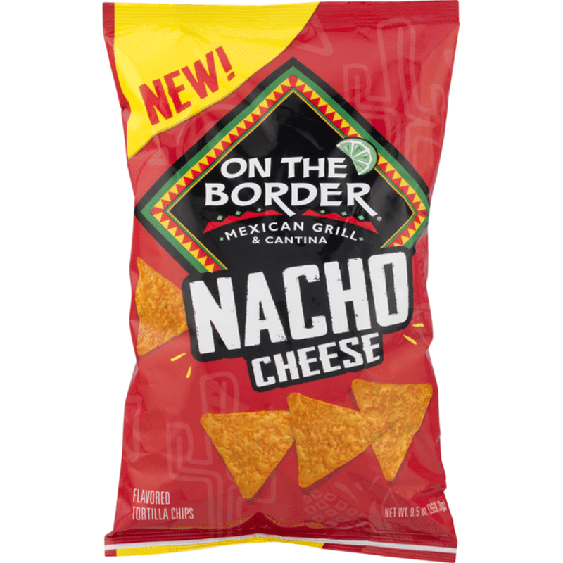 On The Border Tortilla Chips Nacho Cheese (9.5 oz) Delivery or Pickup