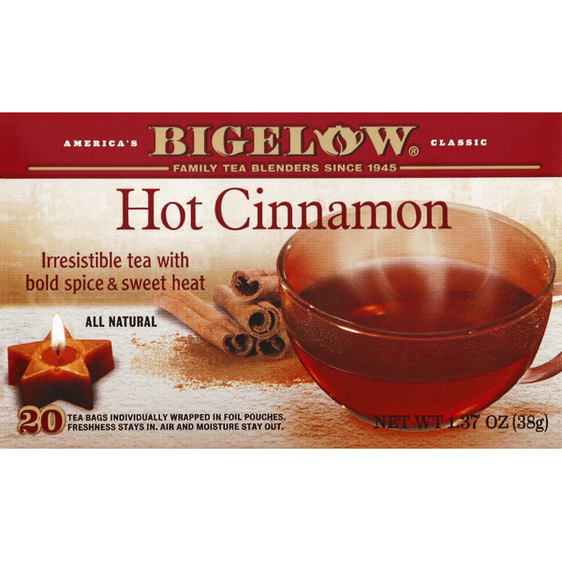 Bigelow Hot Cinnamon Tea Bags (20 each) Instacart