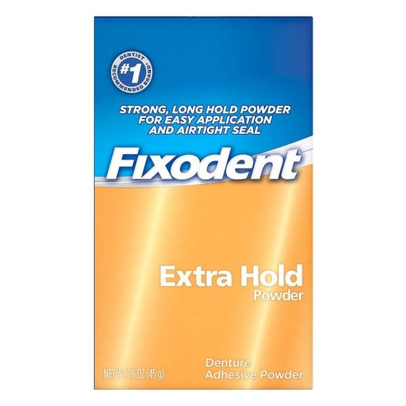 Fixodent Extra Hold Denture Adhesive Powder (1.6 oz) Instacart