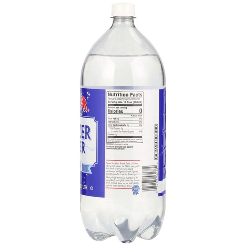 Stater Bros Seltzer Water (2 L) from Stater Bros. Instacart
