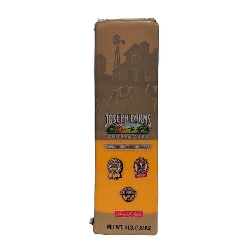 Joseph Farms Medium Cheddar Cheese