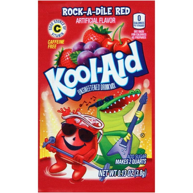 Koolaid RockaDile Red Unsweetened Drink Mix (0.13 oz) Instacart
