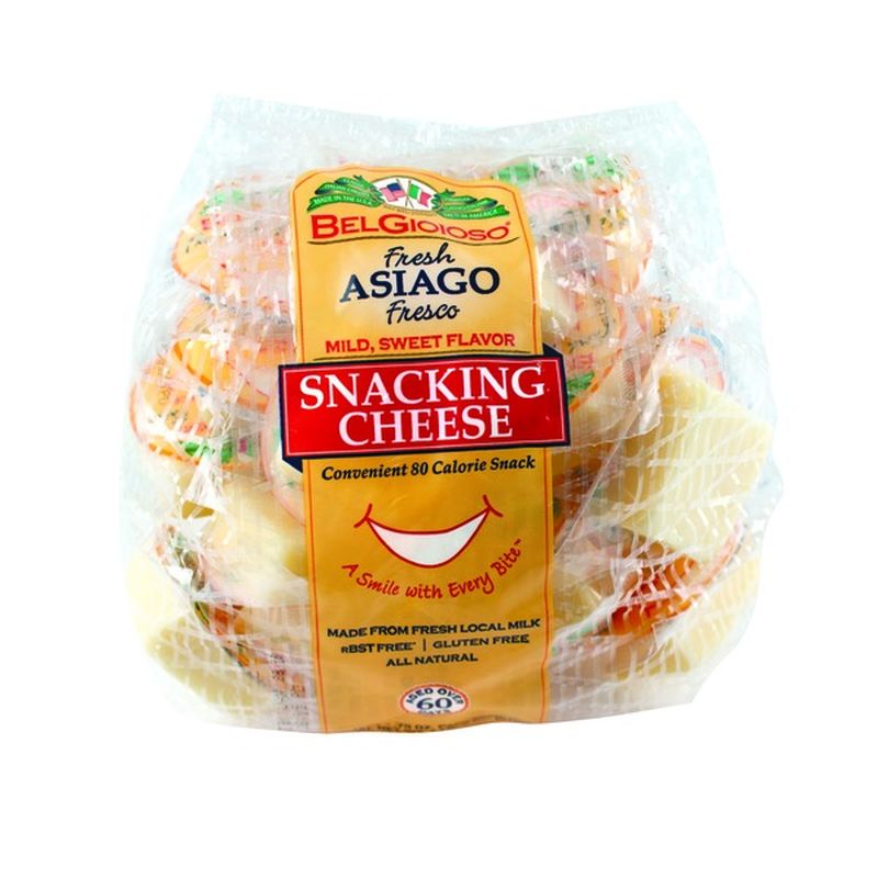 BelGioioso Fresh Asiago Cheese Snack Pack Bag (18 oz) Instacart