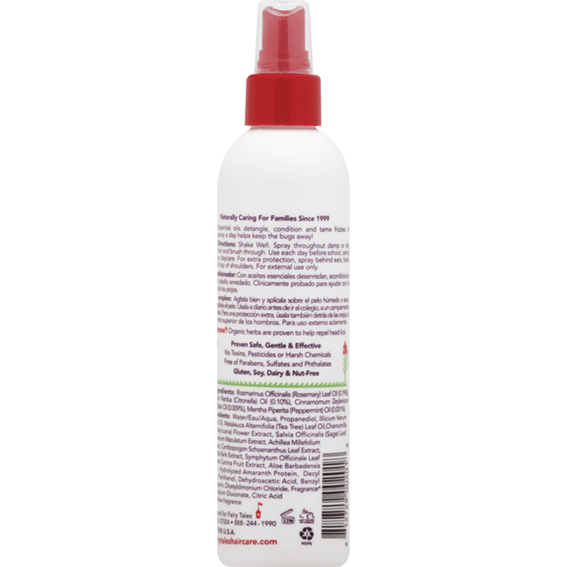 Fairy Tales Conditioning Spray, Lice Prevention, Rosemary Repel (8 oz) Instacart