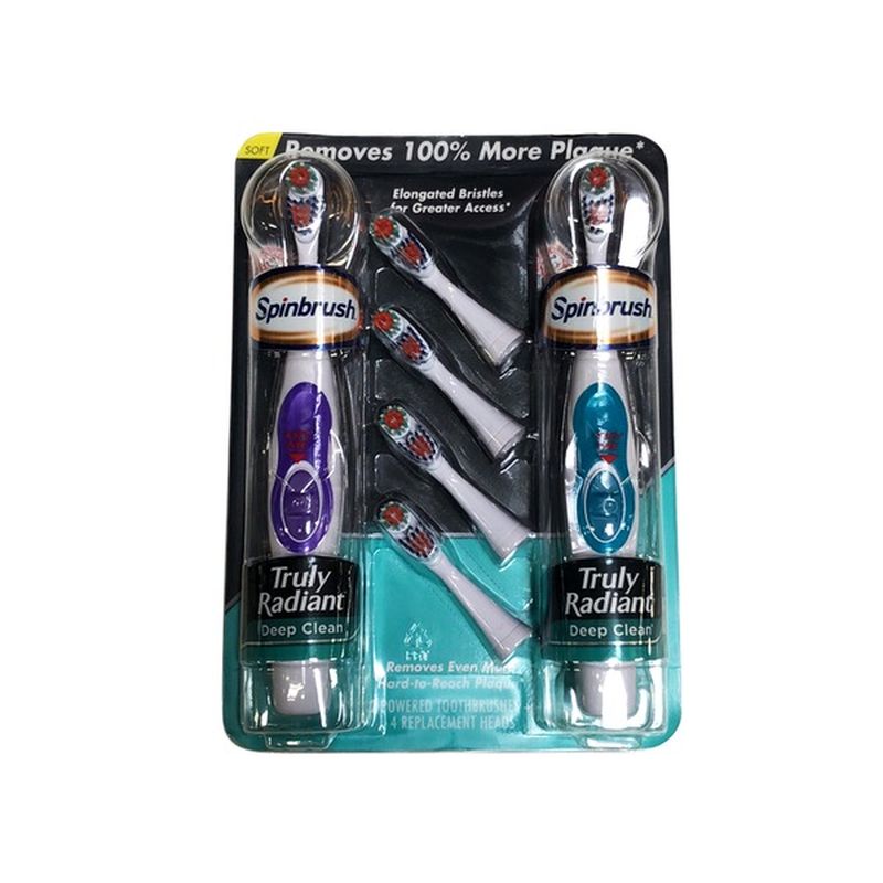 spinbrush truly radiant replacement heads