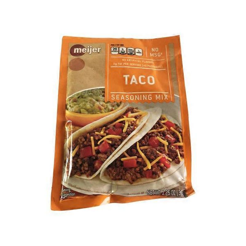 Meijer Seasoning Mix, Taco (1.25 oz) Instacart