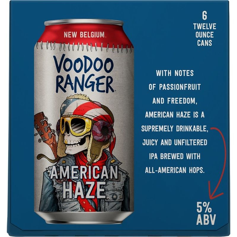 VooDoo Ranger Beer, IPA, American Haze (12 fl oz) Instacart