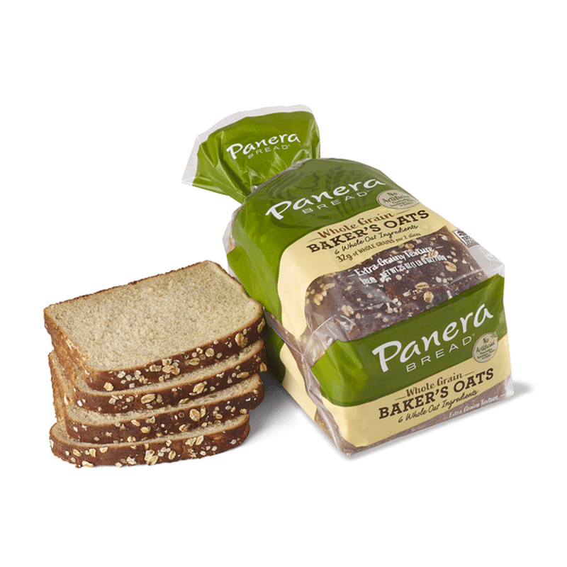 Panera Bread Whole Grain Baker's Oats Sliced Bread (25 oz) Instacart