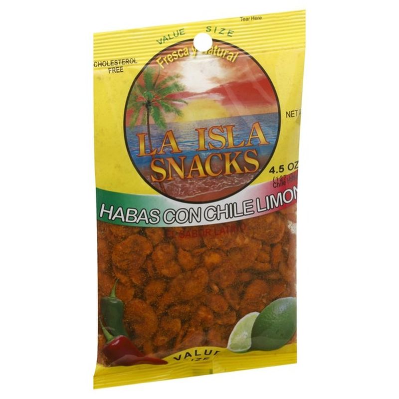 Island Snacks Habas Con Chile Limon, Value Size (4.5 oz) - Instacart