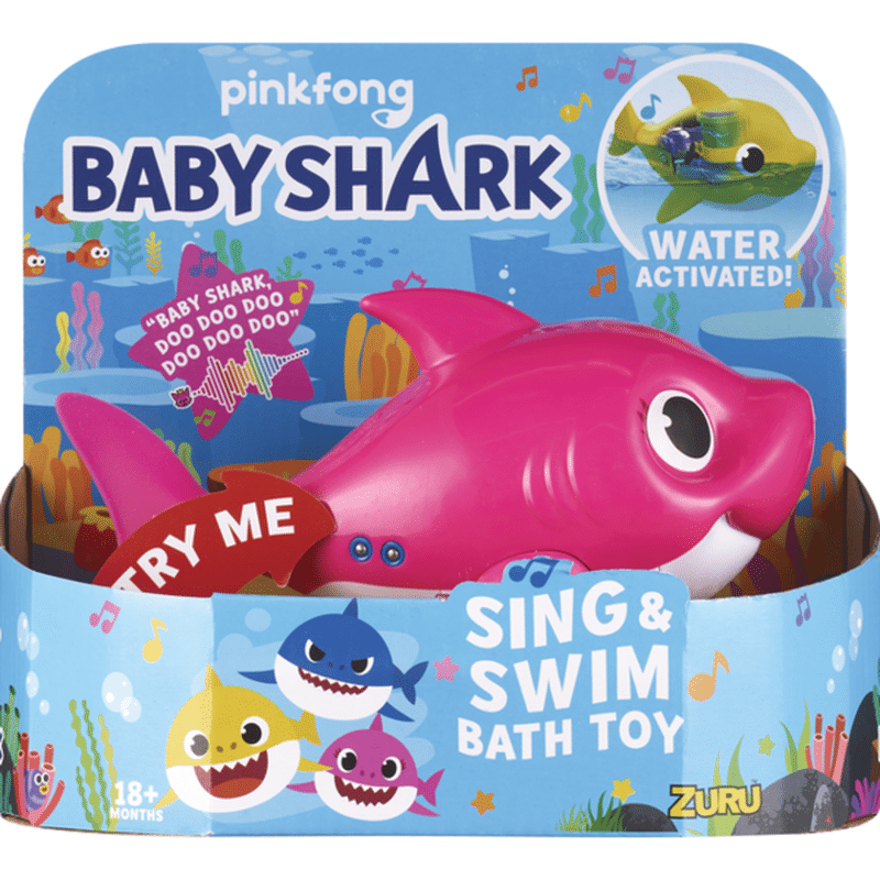 baby shark swim and sing toy