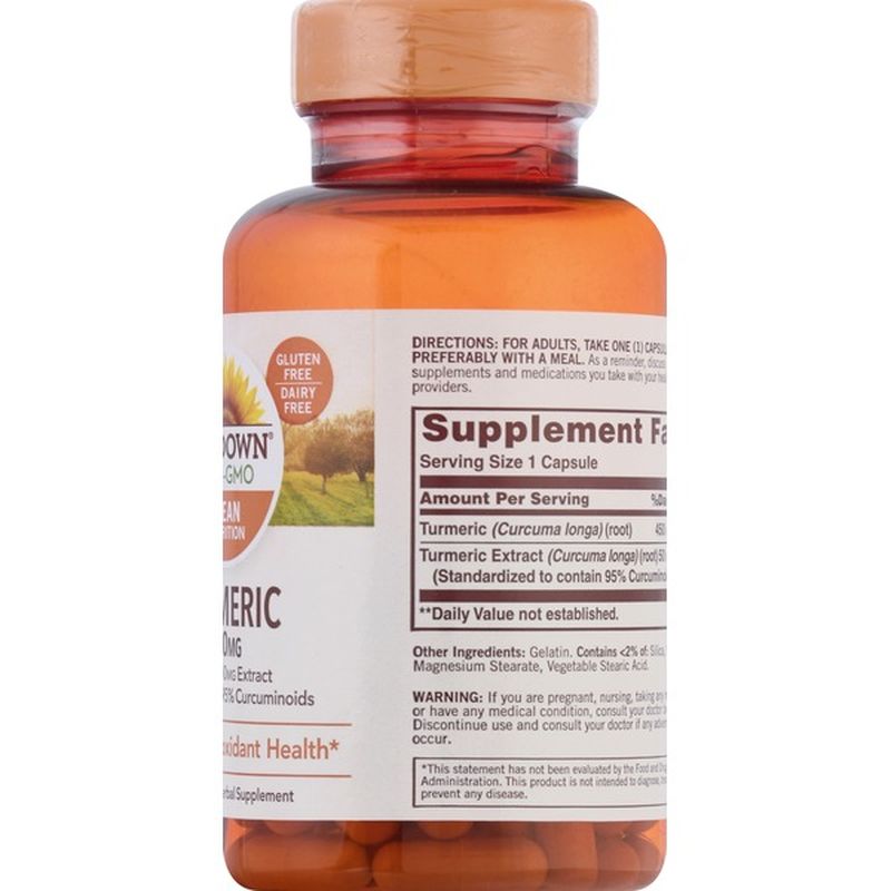 Sundown Turmeric 500 Mg Capsules 90 Each Instacart