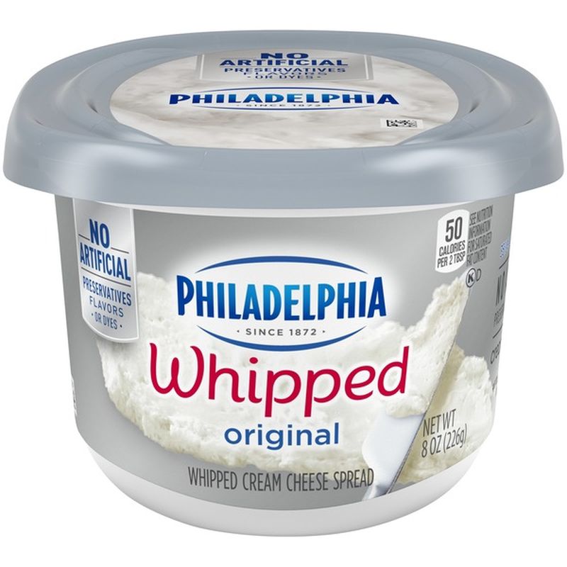 Philadelphia Plain Whipped Cream Cheese (8 oz) from ShopRite - Instacart