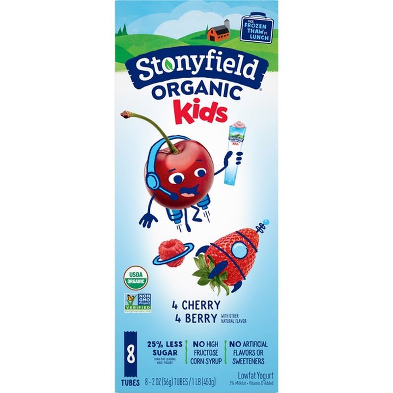 Stonyfield® Organic Organic Kids Cherry &amp; Berry Lowfat